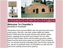 Tablet Screenshot of chandlersstore.com